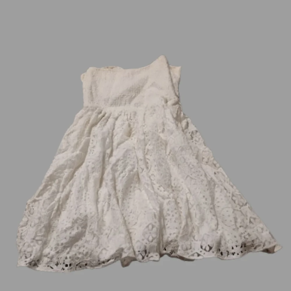 Lilly Pulitzer Womens Brett White Lace Strapless Mini Dress Sz M - Picture 2 of 5